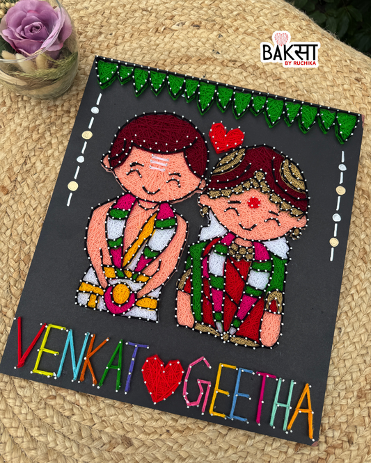Married Couple String Art