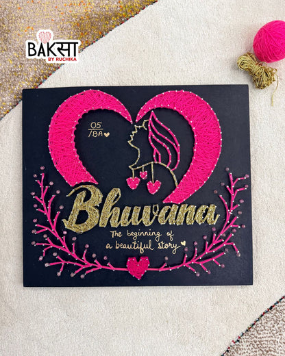 Pearl Romance String Art