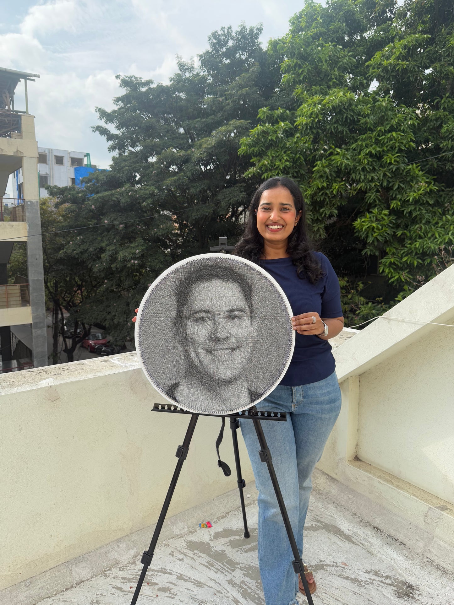Face Portrait String Art