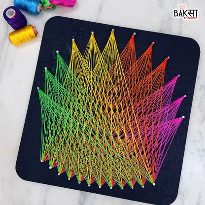Colour Burst String Art