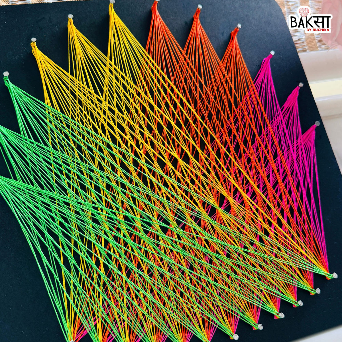 Colour Burst String Art