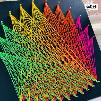 Colour Burst String Art