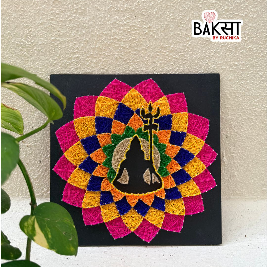 Shiv Shakti Mandala String Art