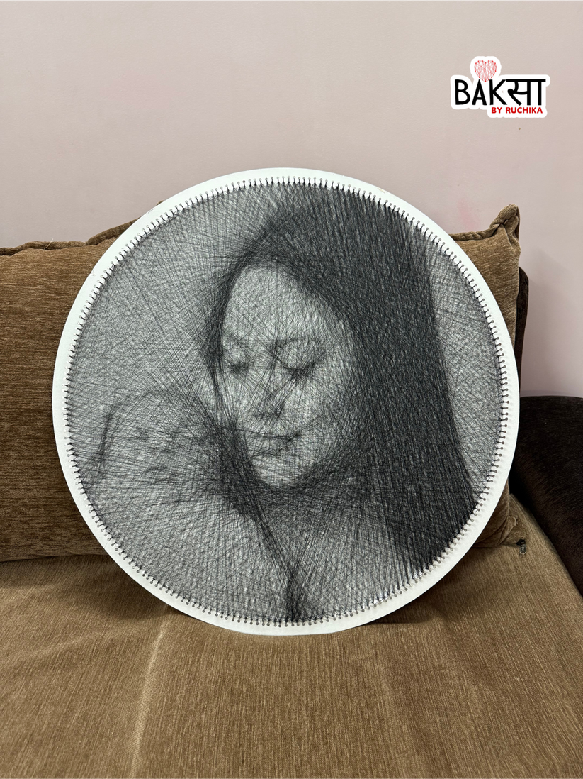String Patterns Face Face Portrait String Art – baksabyr