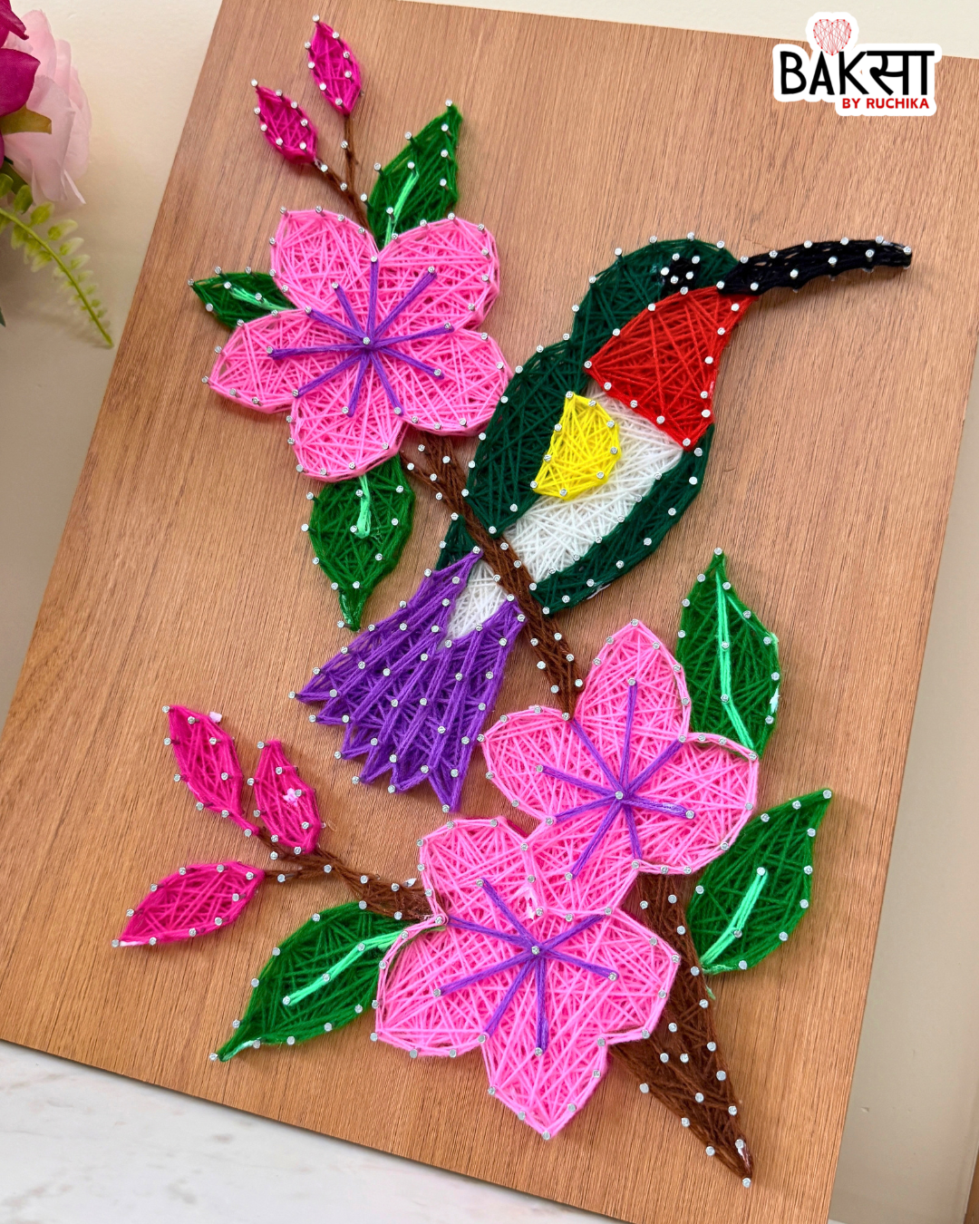 Hummingbird Garden String Art