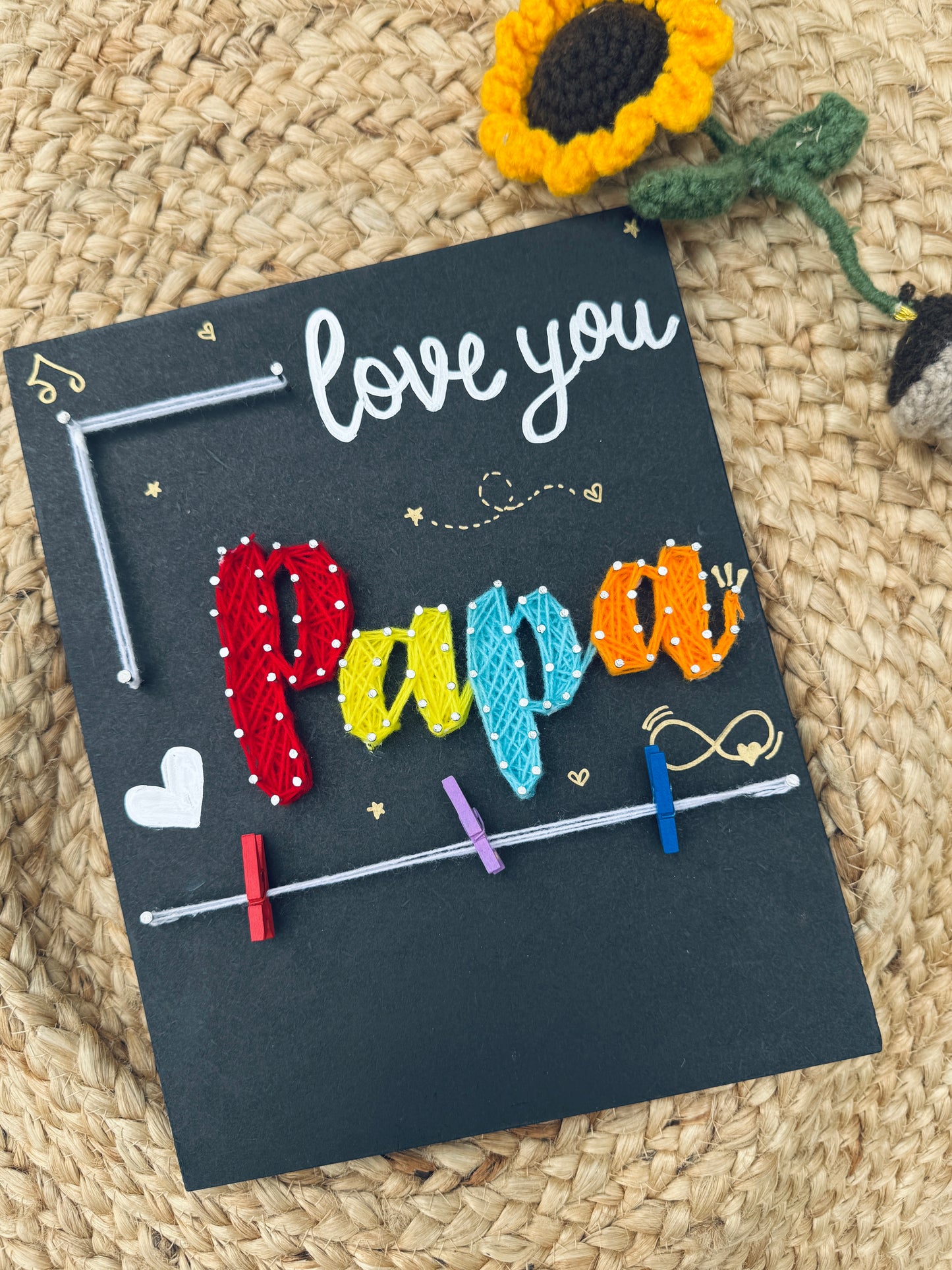 Papa string art