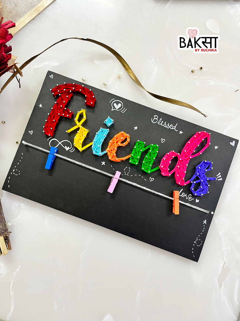 Best Friends Forever String Art – baksabyr