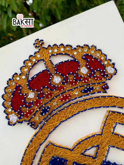 Real Madrid Football String Art