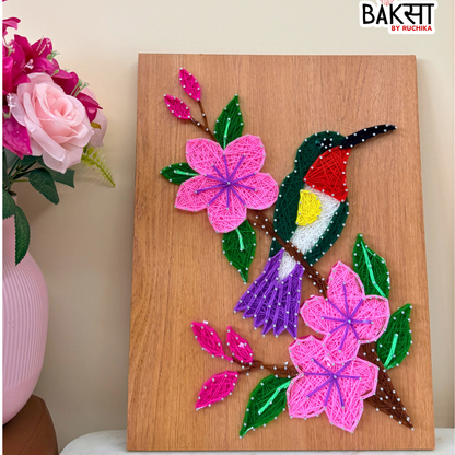 Hummingbird Garden String Art