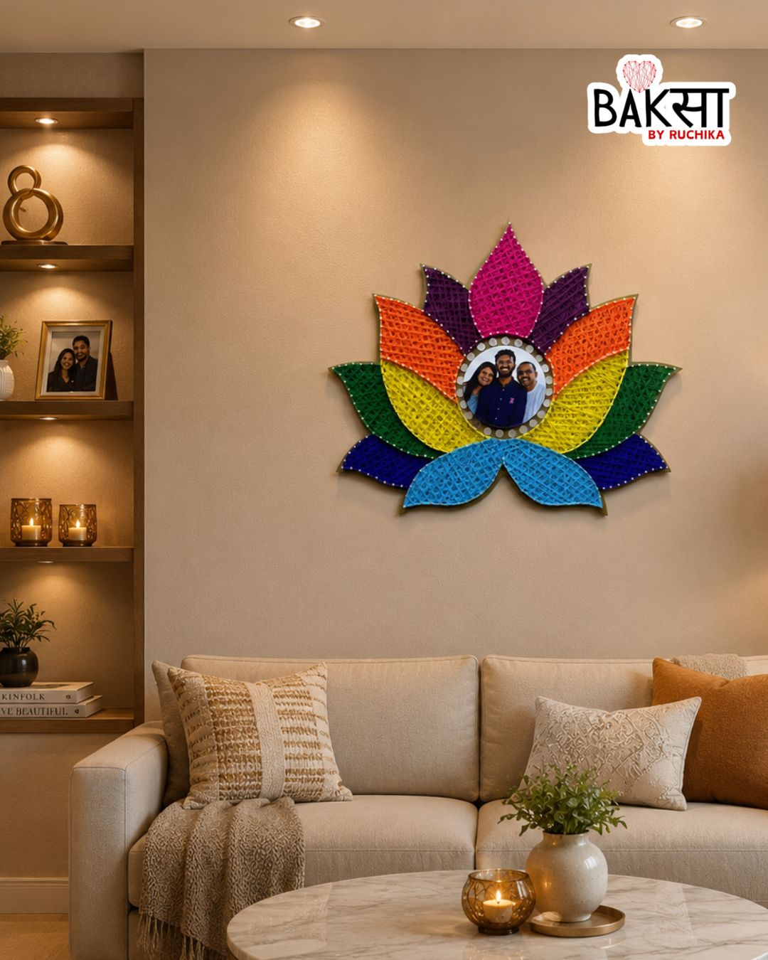 Lotus Memory String Art