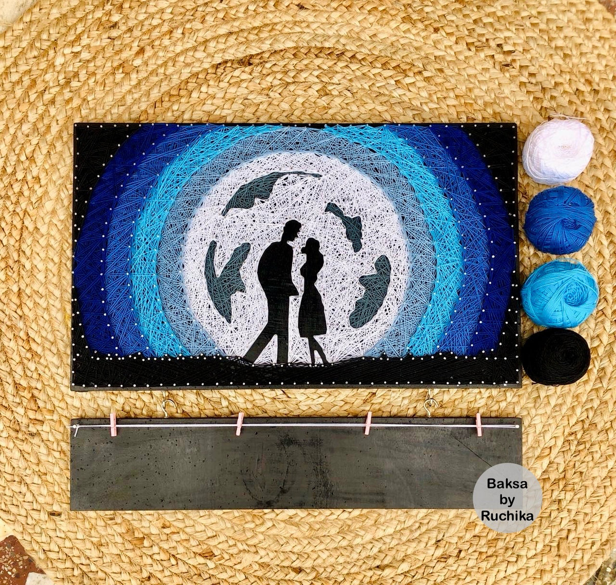 Walking on the moon Couple String Art