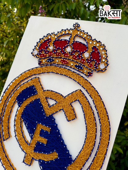 Real Madrid Football String Art