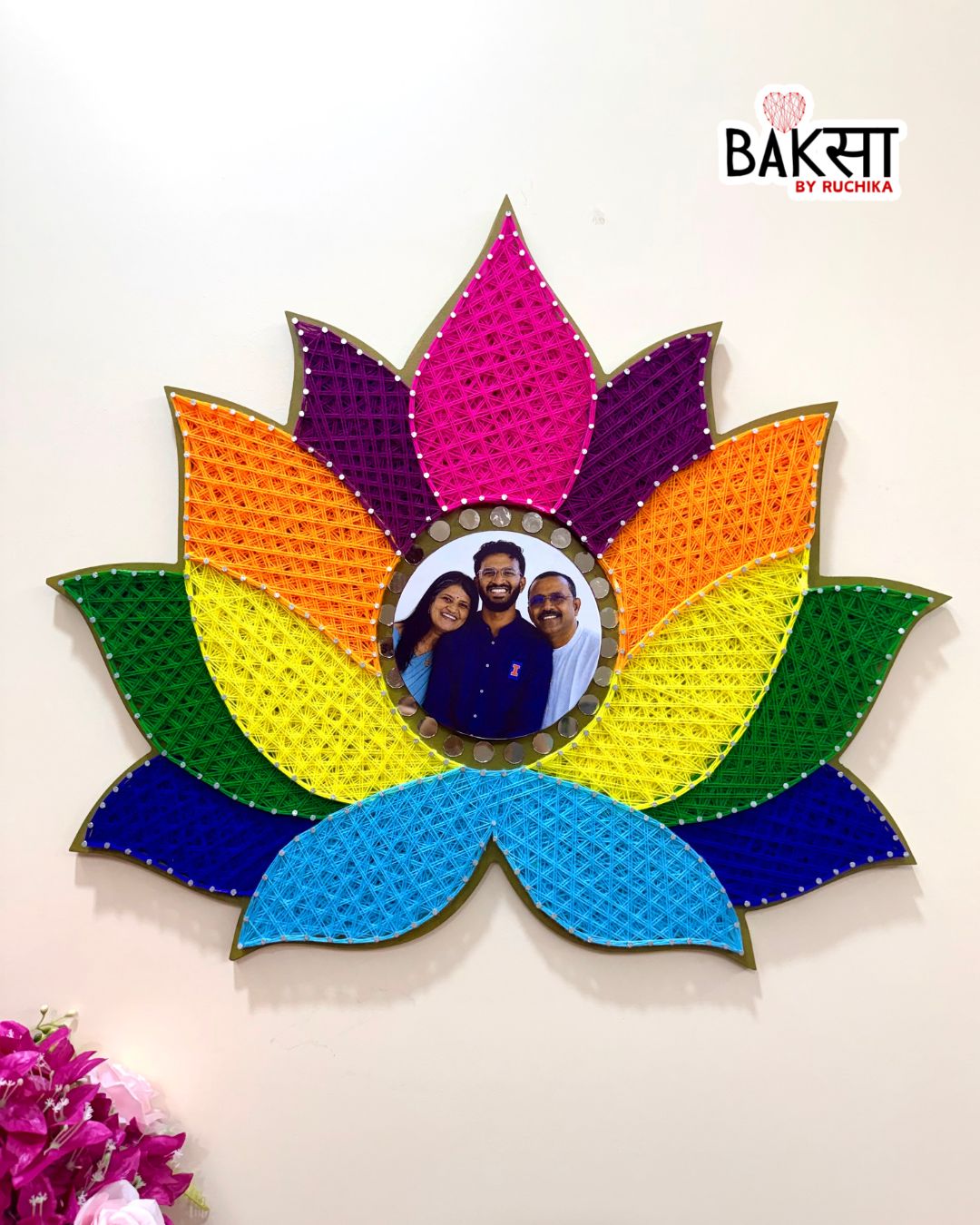 Lotus Memory String Art
