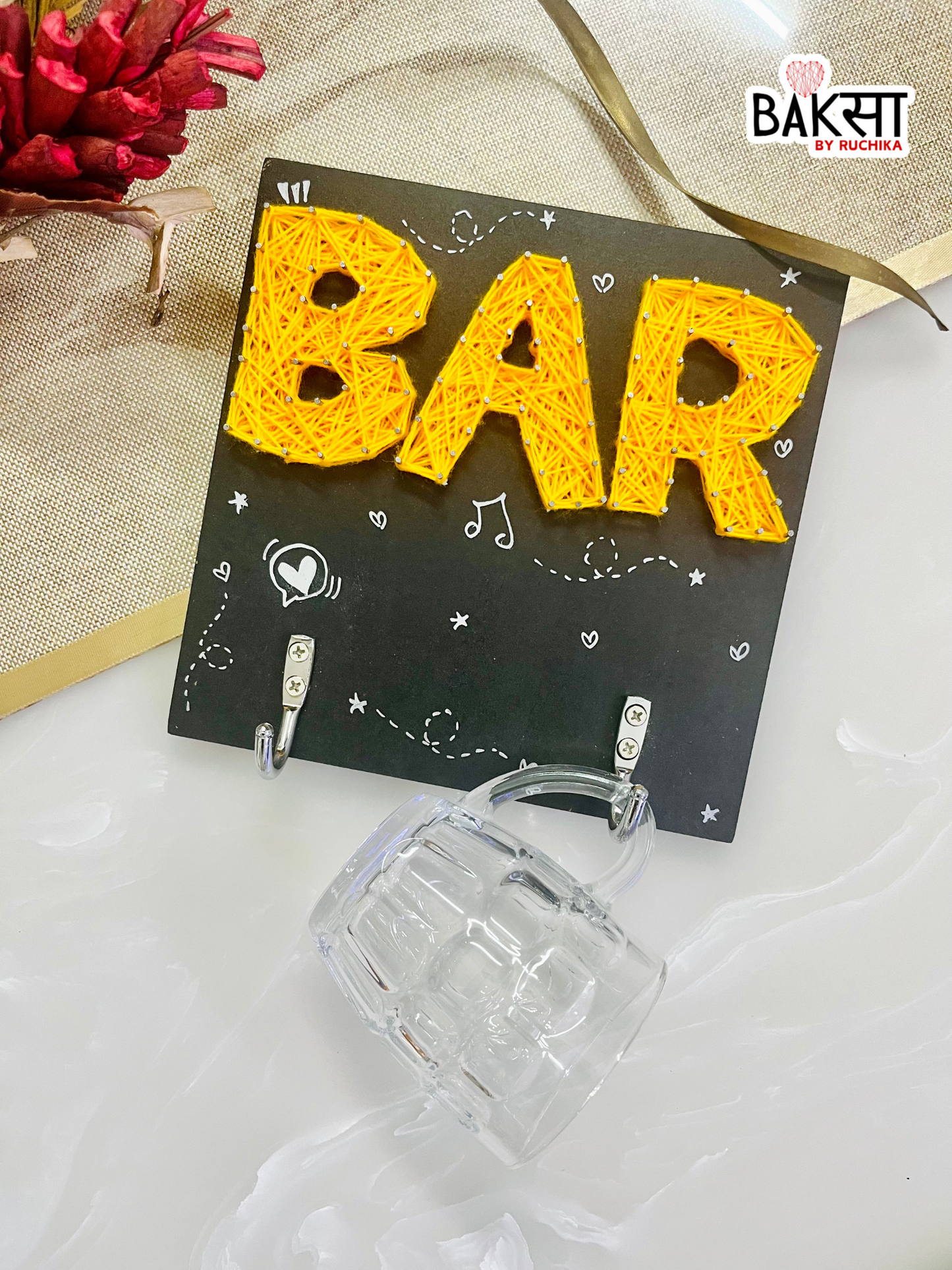 Bar String Art with Mug Holder