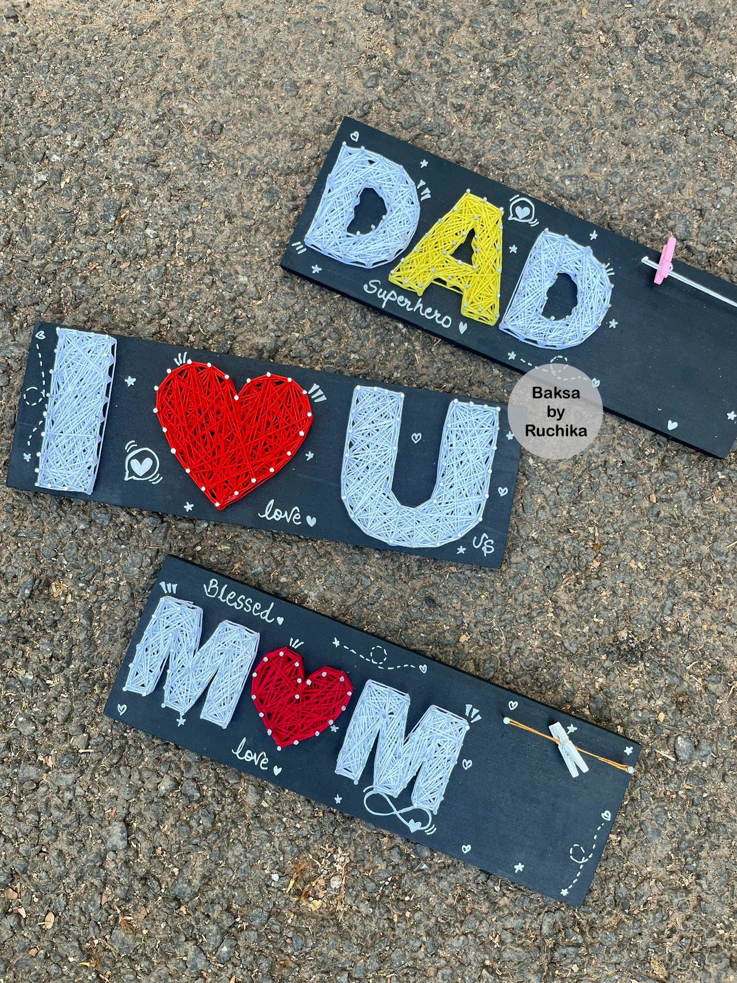 I love You String Art