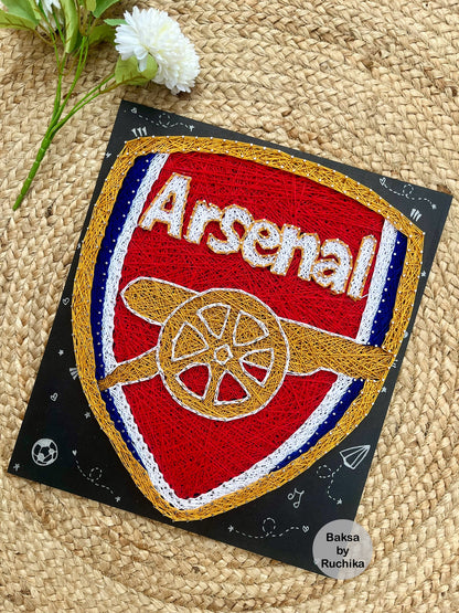 Arsenal Club Logo String Art