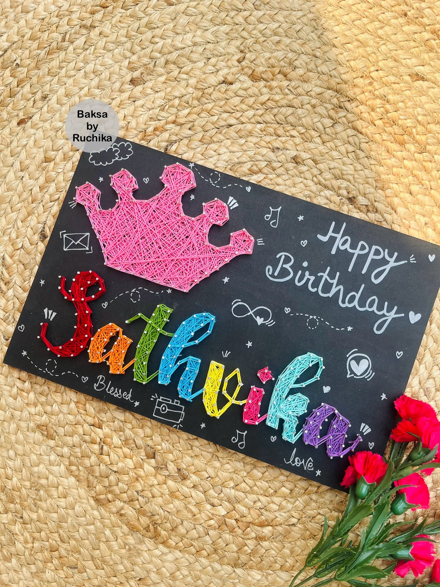 Princess Crown with Customised Name