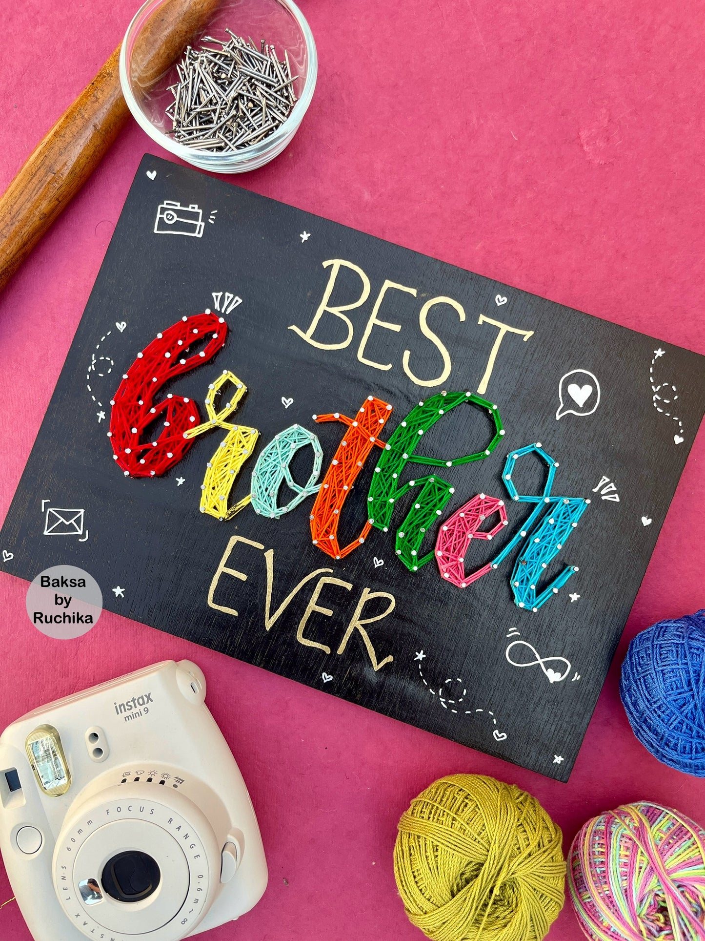 Best Brother/Sister Ever String Art