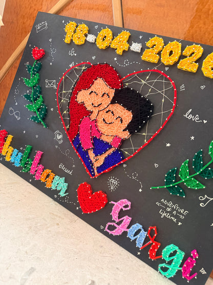 Couple Doodle with Customised Names