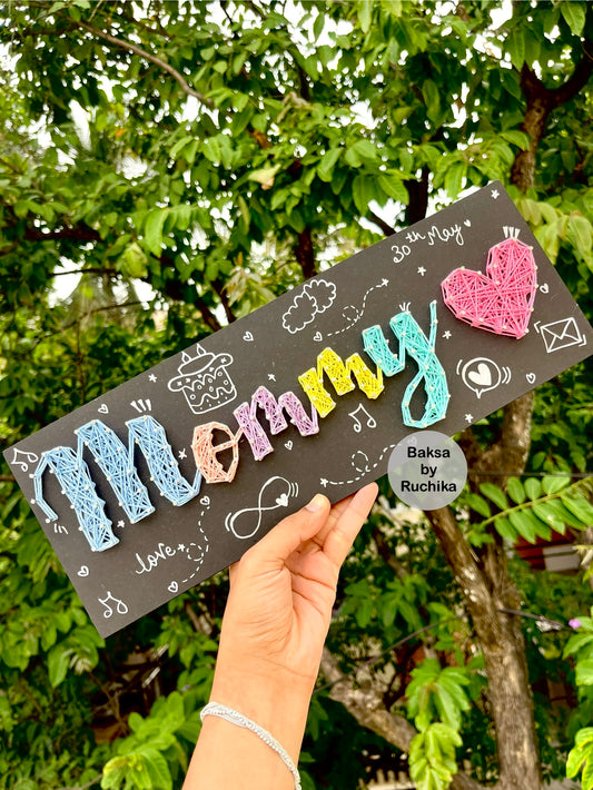 Customised Name Mommy String Art