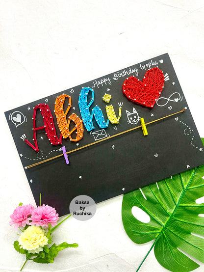 Art- Name String Art