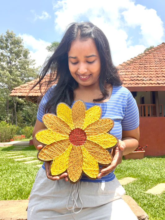 Sunflower String Art