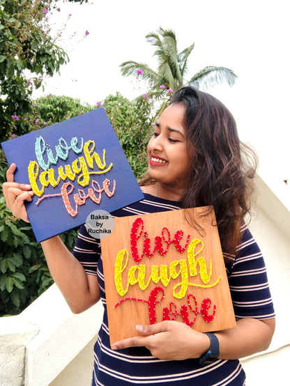 Live Love Laugh String Art