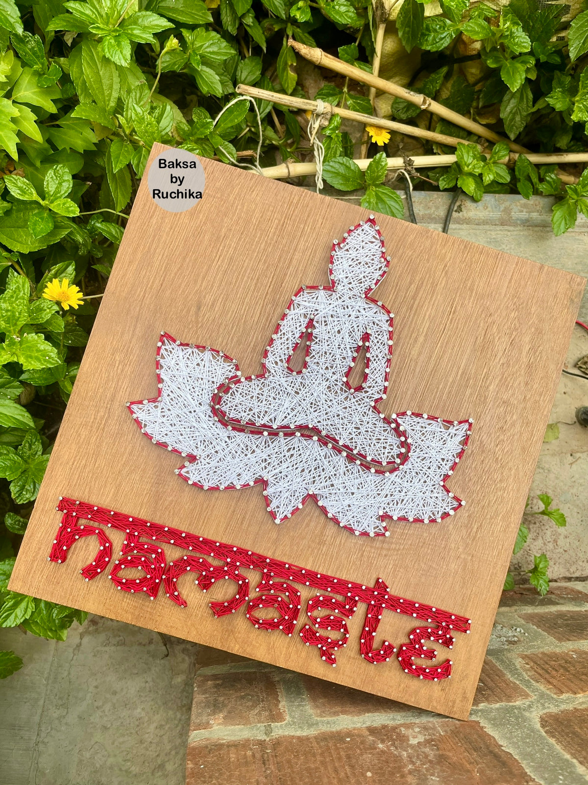 Buddha with Namaste String Art