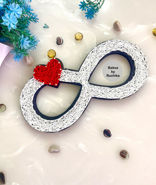 Infinity Heart String Art