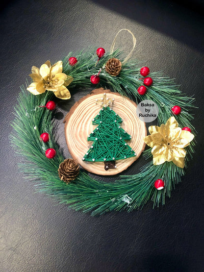 Christmas Tassel String Art