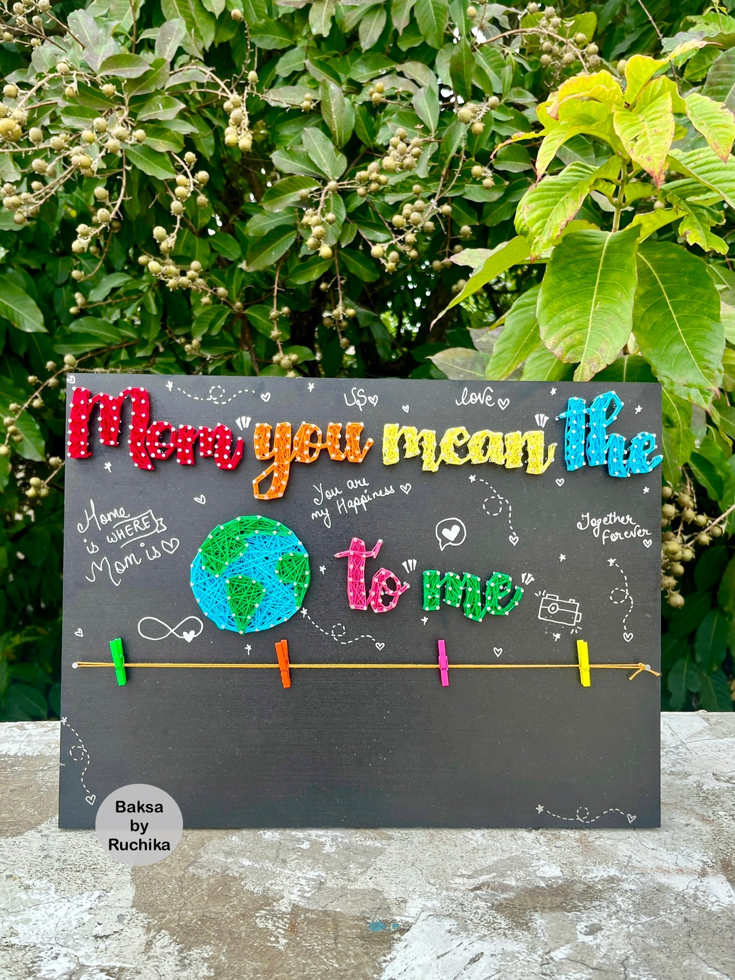 You mean the world to me String Art