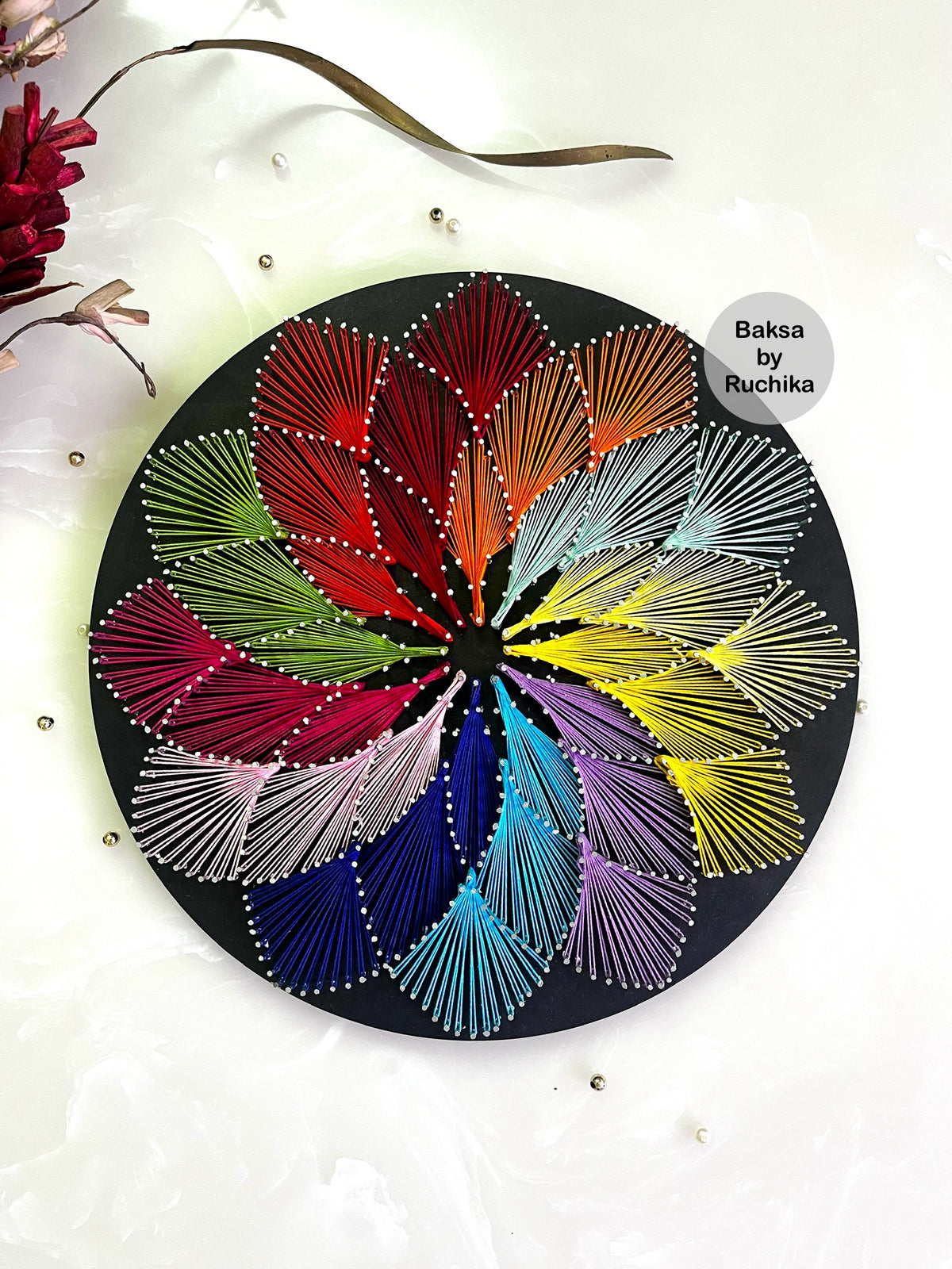 Diwali Rangoli String Art