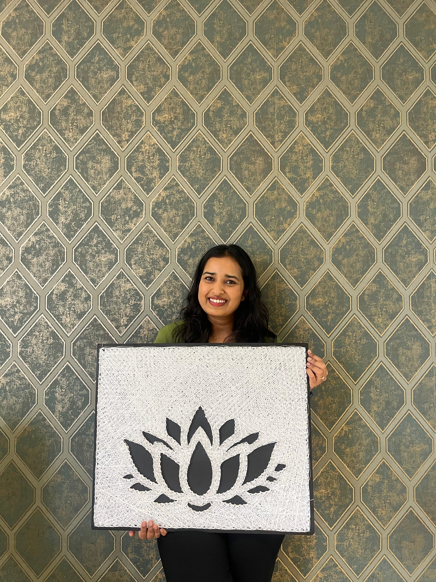 Lotus String Art