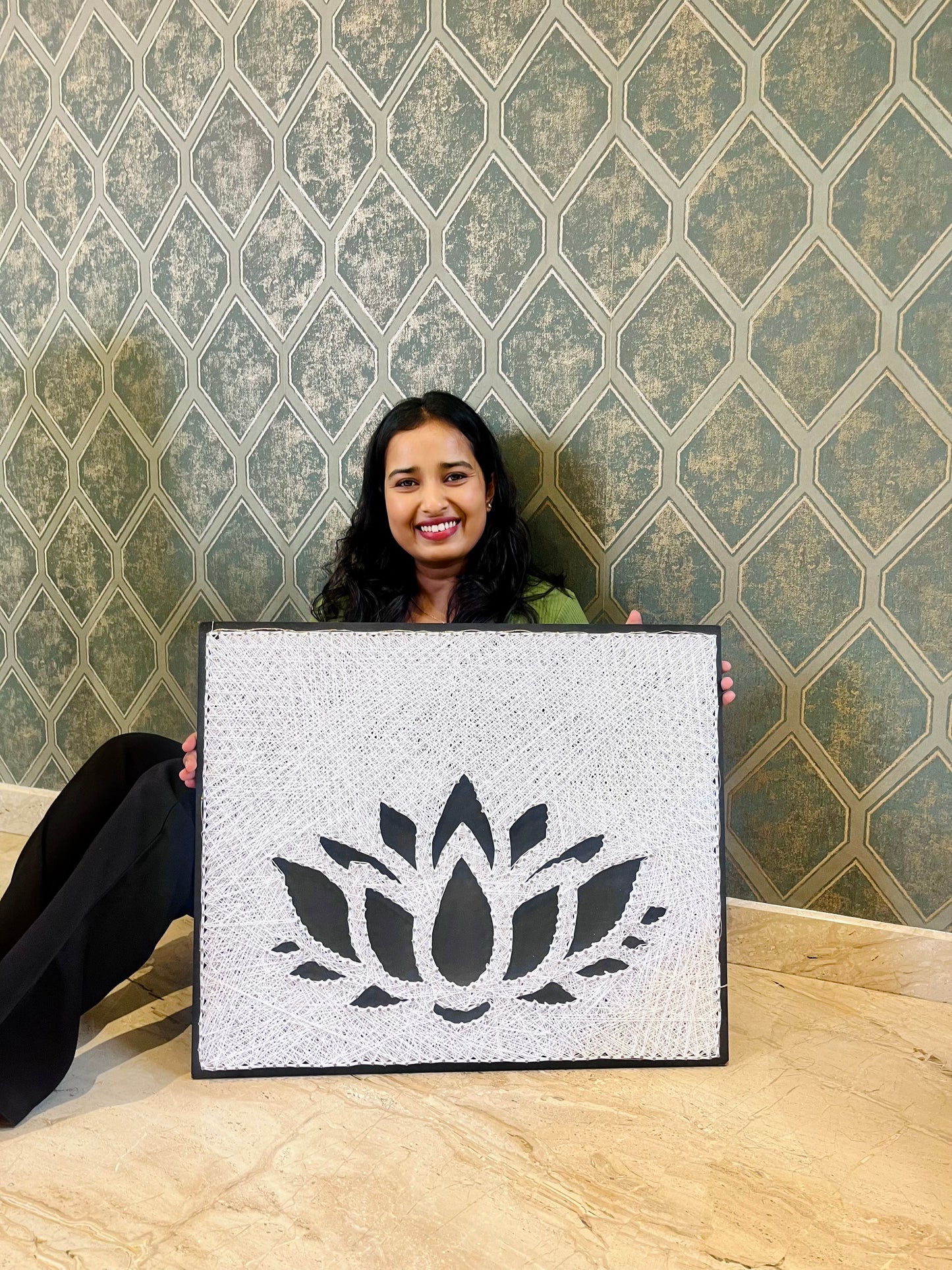 Lotus String Art