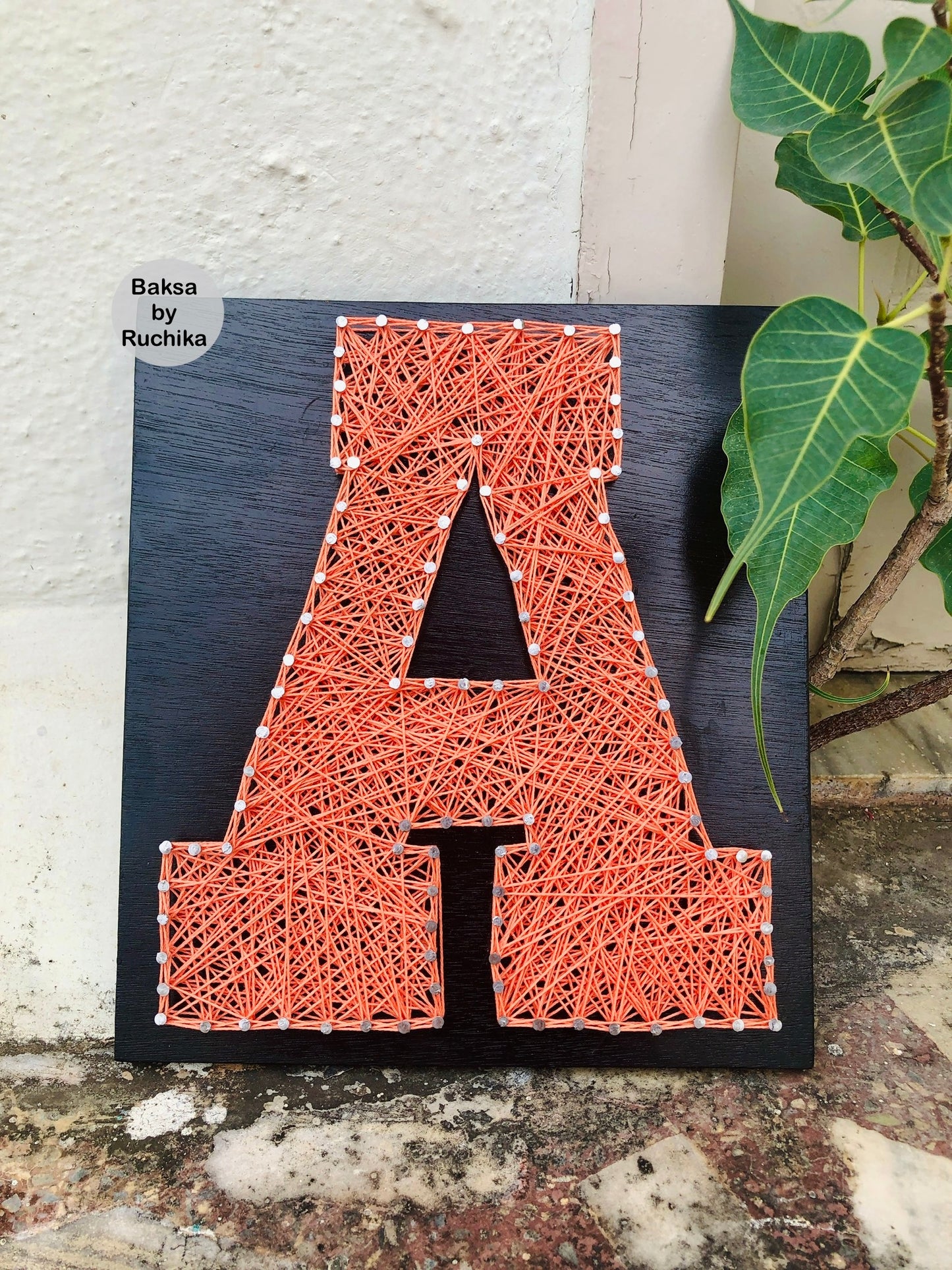 Initial Letter String Art