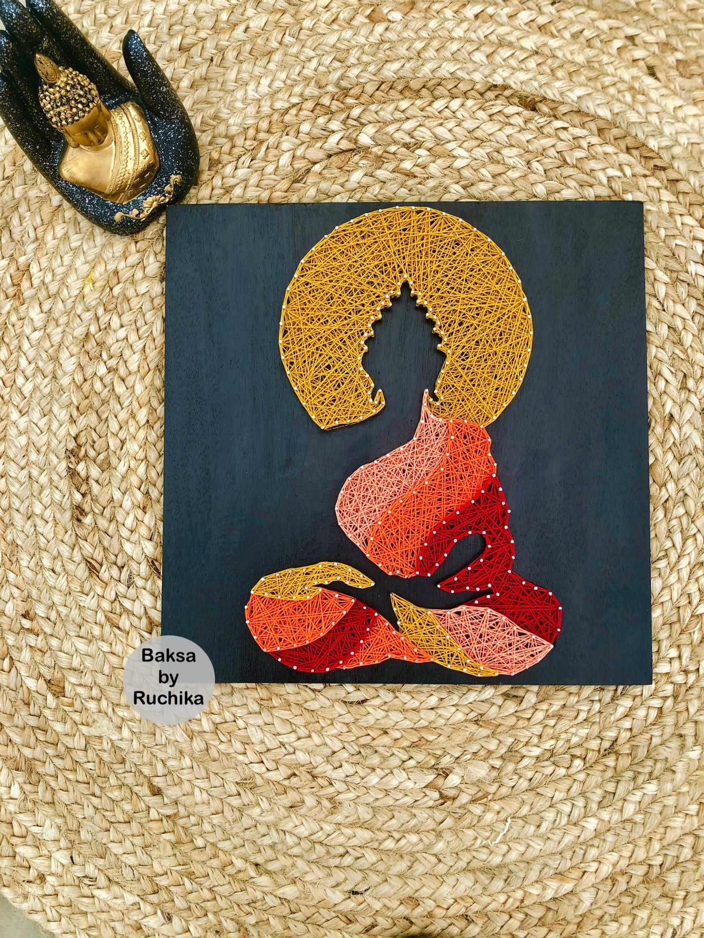 Buddha with Customised Name String Art