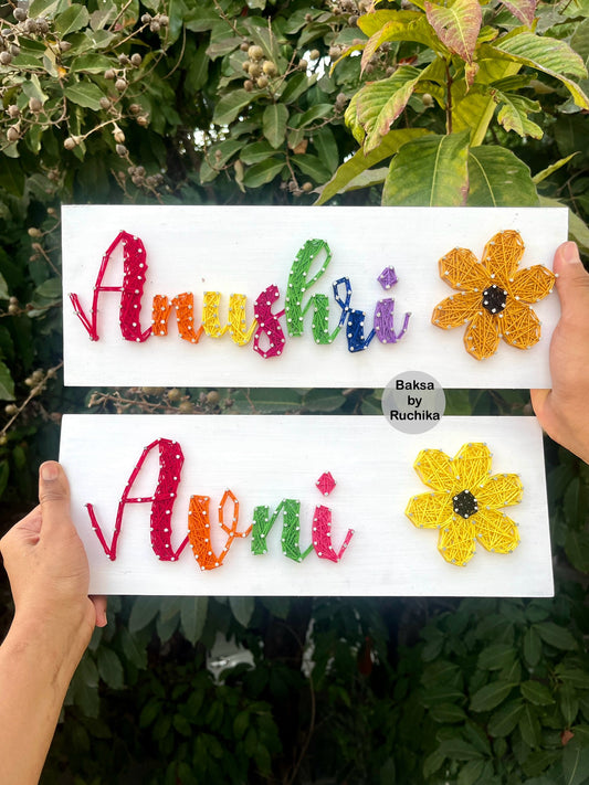 Artistic Sunflower Mini String Art