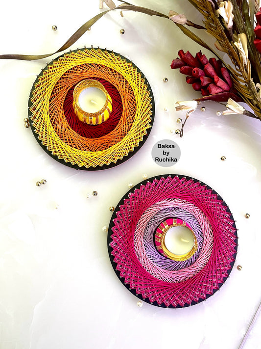 Geometric Diya Tealight Holder