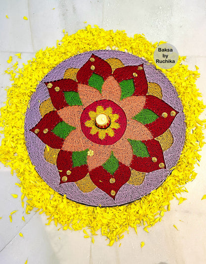 Rangoli String Art for Diwali