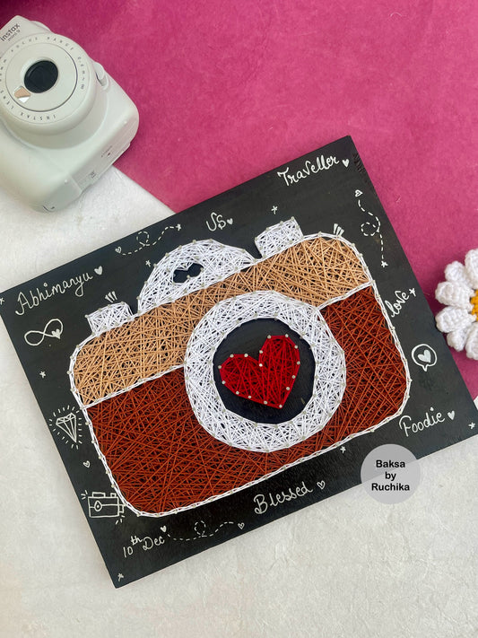 Camera String Art