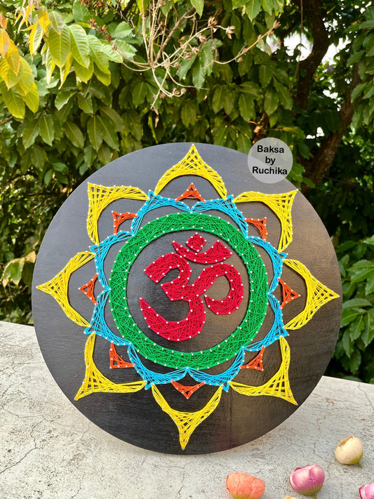 Geometric Om String Art