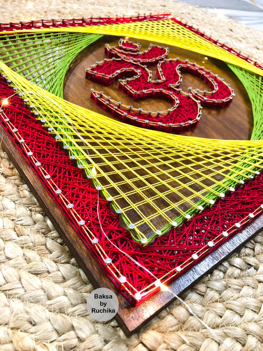 Geometric OM String Art